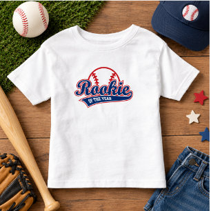 T-shirt Pour Les Tous Petits Débutant de l'année baseball 1er anniversaire