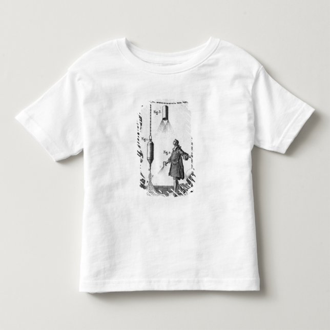 T-shirt Pour Les Tous Petits Décharge électrique des corps (Devant)