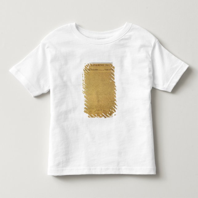 T-shirt Pour Les Tous Petits Déclaration d'indépendance (Devant)
