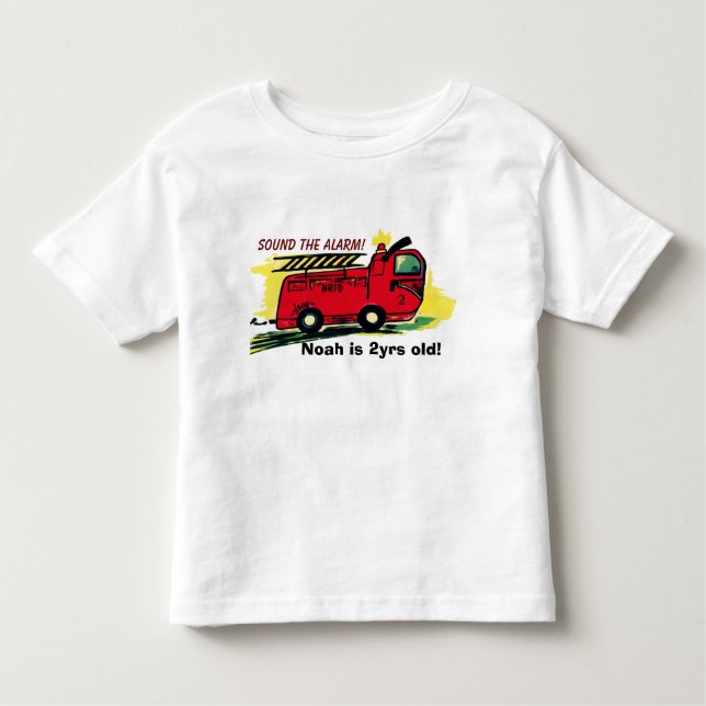 T-shirt Pour Les Tous Petits Déclenchez l'alarme ! (Devant)