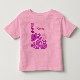 T-shirt Pour Les Tous Petits Déco Fleurs Nommées