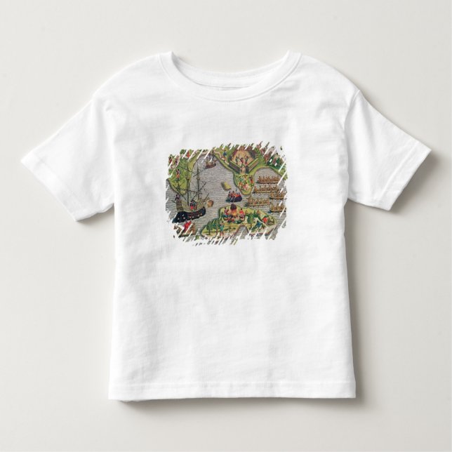 T-shirt Pour Les Tous Petits Découverte d'une croix parmi les roches (Devant)