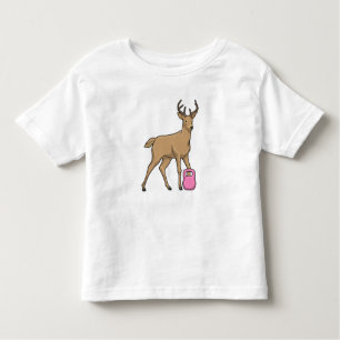 T-shirt Pour Les Tous Petits Deer Fitness Dumbbell