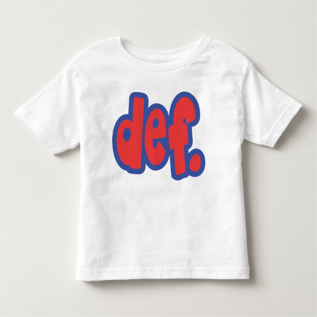 T-shirt Pour Les Tous Petits déf. (Devant)