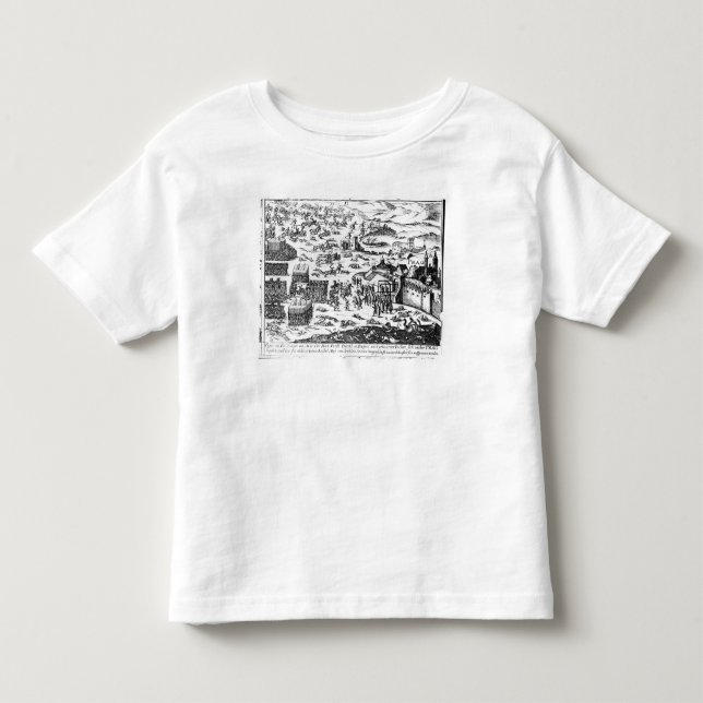 T-shirt Pour Les Tous Petits Défenestration de Prague, 1618 (Devant)