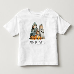 T-shirt Pour Les Tous Petits Défilé citrouille - Un rassemblement d'Halloween