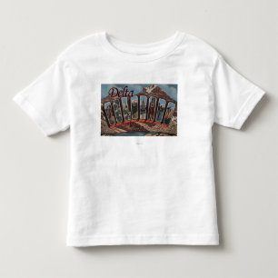 T-shirt Pour Les Tous Petits Delta, lettre ScenesDelta, Co de ColoradoLarge