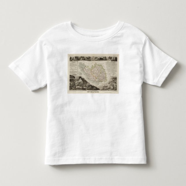 T-shirt Pour Les Tous Petits Dept. De La Vendee (Devant)