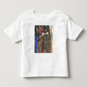 T-shirt Pour Les Tous Petits Des drapeaux de prière sont suspendus près de Takt