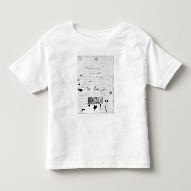 T-shirt Pour Les Tous Petits DES Gardes du Franc Comte'de la Marche (Devant)