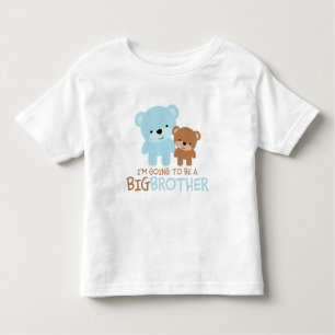 T-shirt Pour Les Tous Petits Des ours "je vais être un frère "