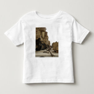 T-shirt Pour Les Tous Petits Des véhicules militaires sont fermés à clef ver