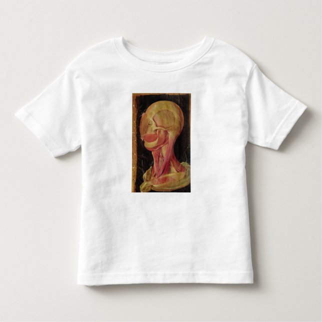 T-shirt Pour Les Tous Petits Dessin anatomique de la tête humaine (Devant)