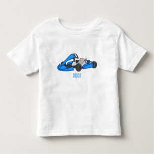 T-shirt Pour Les Tous Petits dessin animé de Kart racing