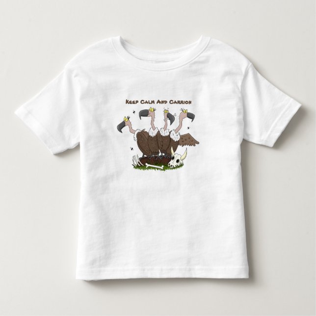 T-shirt Pour Les Tous Petits Dessin de l'humour vautours drôle (Devant)