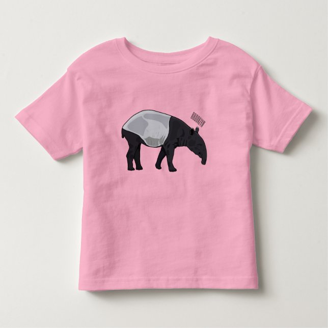 T-shirt Pour Les Tous Petits Dessin sur Tapir (Devant)