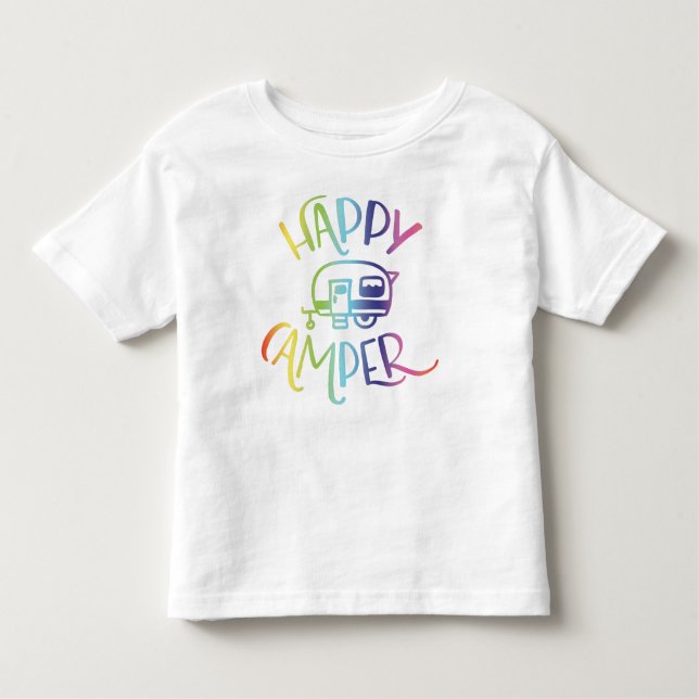 T-shirt Pour Les Tous Petits Dessus de profondément satisfait pour des enfants (Devant)