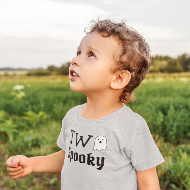 T-shirt Pour Les Tous Petits Deux 2ème anniversaire Éffrayant (Créateur téléchargé)