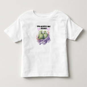 T-shirt Pour Les Tous Petits Deux+Coeurs+Une+Branche+Toddler+Tee