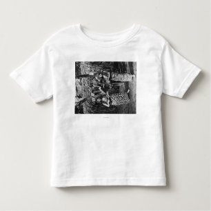 T-shirt Pour Les Tous Petits Deux femmes hawaïennes avec la photographie