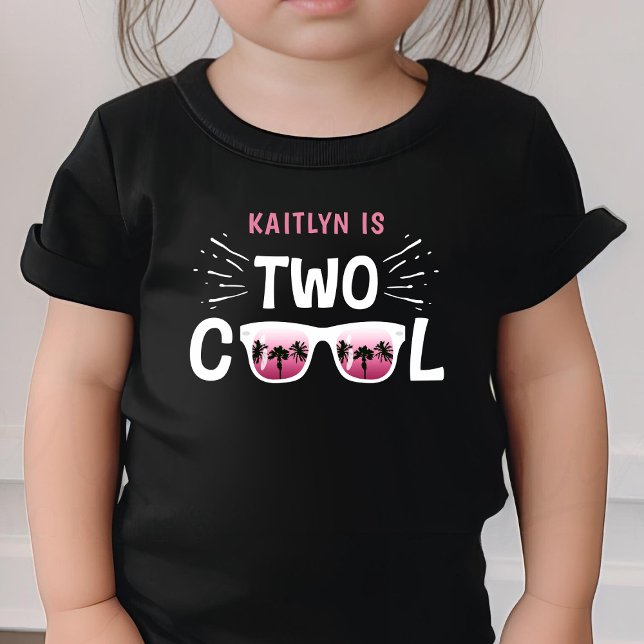 T-shirt Pour Les Tous Petits Deux filles Cool 2e anniversaire (Créateur téléchargé)