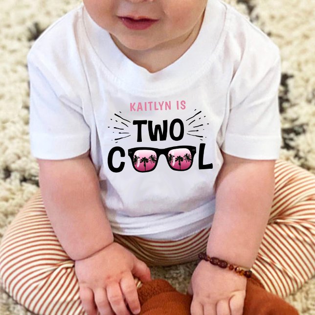 T-shirt Pour Les Tous Petits Deux filles Cool 2e anniversaire (Créateur téléchargé)