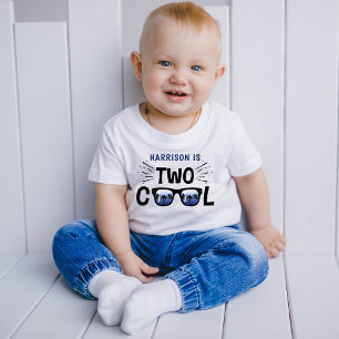 T-shirt Pour Les Tous Petits Deux garçons cool pour le 2e anniversaire