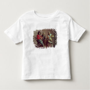 T-shirt Pour Les Tous Petits Deux garçons et une fille faisant la musique, 1629