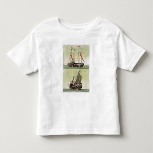 T-shirt Pour Les Tous Petits Deux genres d'ordure chinoise, illustration de 'Le