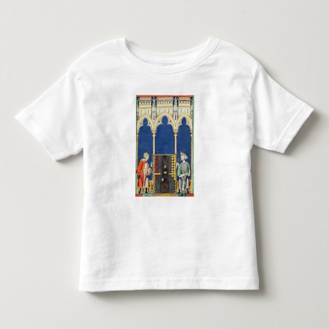 T-shirt Pour Les Tous Petits Deux joueurs de backgammon (Devant)