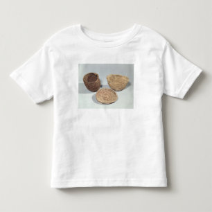 T-shirt Pour Les Tous Petits Deux paniers et une couverture (frondes tissées d