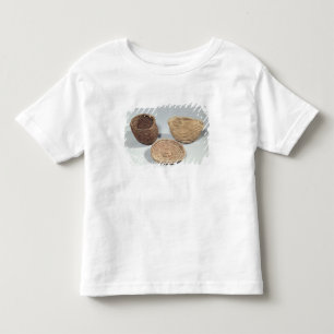 T-shirt Pour Les Tous Petits Deux paniers et une couverture (frondes tissées d