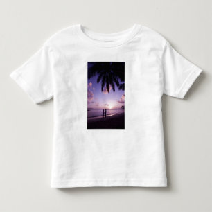 T-shirt Pour Les Tous Petits Deux sur la plage, Windjammer Landing, Sainte-Luci