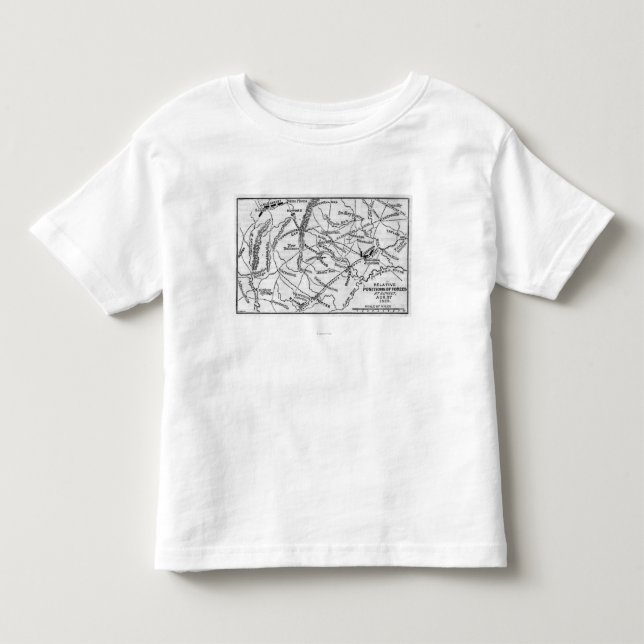 T-shirt Pour Les Tous Petits Deuxième bataille de course de Taureau (Devant)