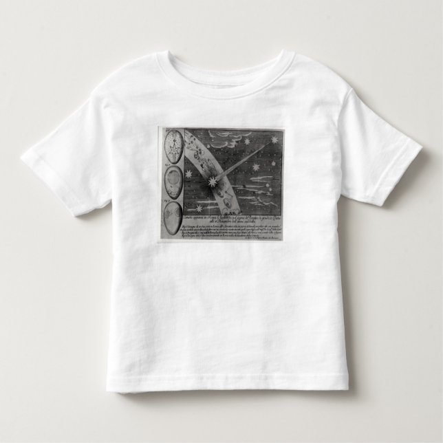 T-shirt Pour Les Tous Petits Diagramme astrologique de la comète (Devant)