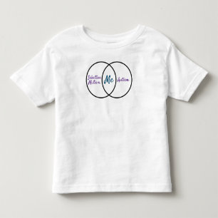 T-shirt Pour Les Tous Petits Diagramme de Venn double diagnostic