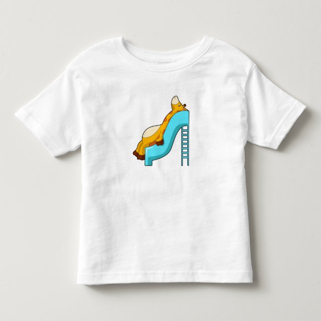 T-shirt Pour Les Tous Petits Diapositive Giraffe (Devant)