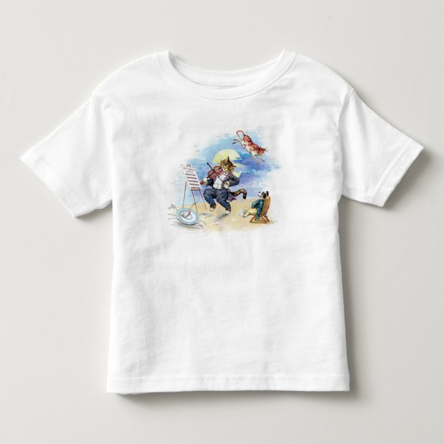 T-shirt Pour Les Tous Petits Diddle Diddle Nursery Rhyme (Devant)