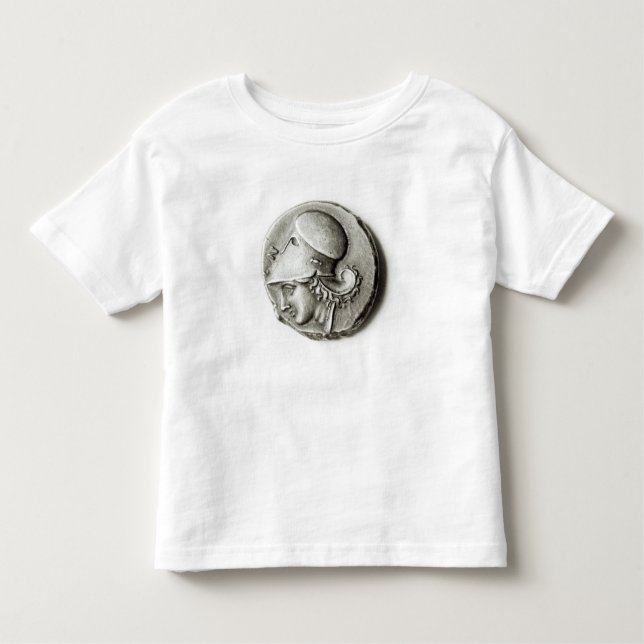 T-shirt Pour Les Tous Petits Didrachma de Heracles : Athéna de representation (Devant)