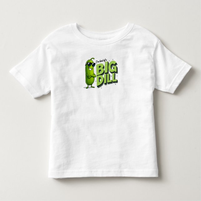 T-shirt Pour Les Tous Petits Dill Pickles Amateurs Cadeau - Drôle Drôle Dessins (Devant)