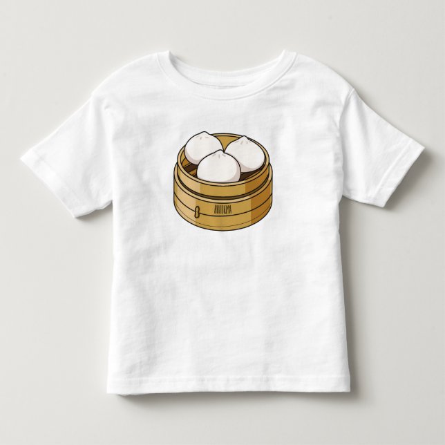 T-shirt Pour Les Tous Petits Dim sum dessin animé (Devant)