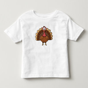 T-shirt Pour Les Tous Petits Dinde à queue large