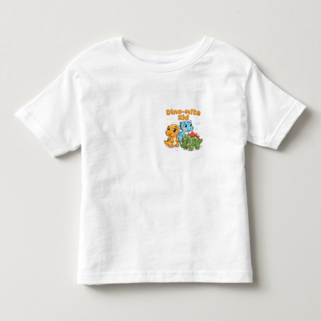 T-shirt Pour Les Tous Petits Dino (Devant)