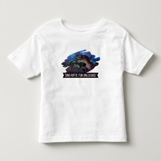 T-shirt Pour Les Tous Petits dino - formidable fondu (Devant)