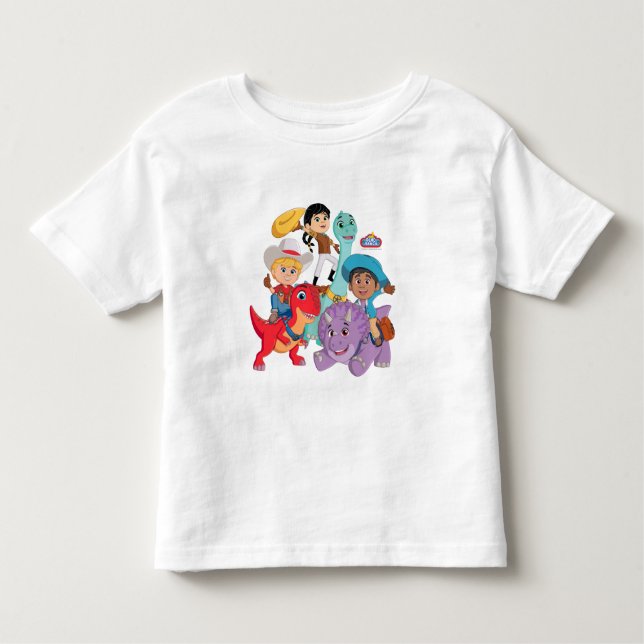 T-shirt Pour Les Tous Petits Dino Ranch Yee Haw ! (Devant)