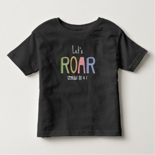 T-shirt Pour Les Tous Petits Dinos, rugissons anniversaires de enfants