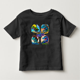 T-shirt Pour Les Tous Petits dinosaur
