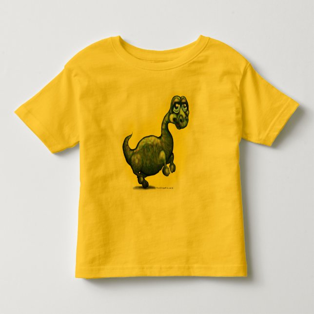 T-shirt Pour Les Tous Petits Dinosaur bébé (Devant)