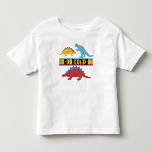 T-shirt Pour Les Tous Petits Dinosaur Big Brother