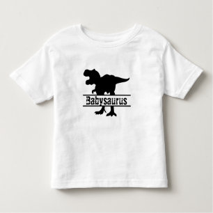 T-shirt Pour Les Tous Petits Dinosaur de famille babysaurus personnalisable coo